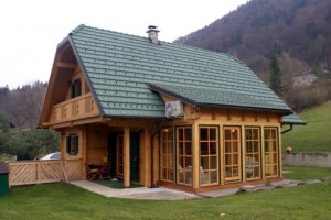 Real estate Slovenia - wooden cottage